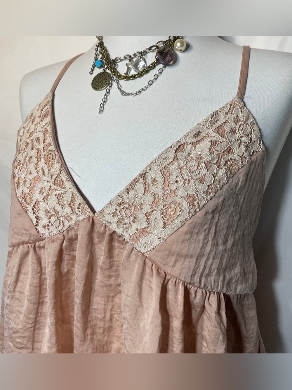 Fairycore Y2k Flying Tomato Baby Pink/Peach Camisole Top - Picture 3 of 7
